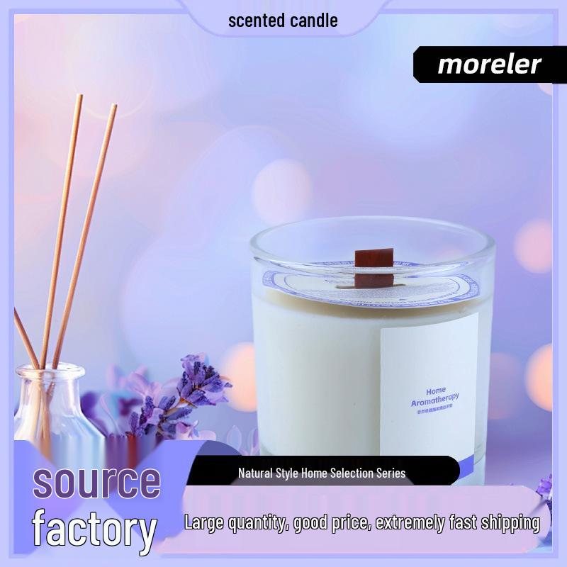 Scented Soy Wax Candle: Long-lasting, Handmade Indoor Aroma Ornament Osmanthus Longjing