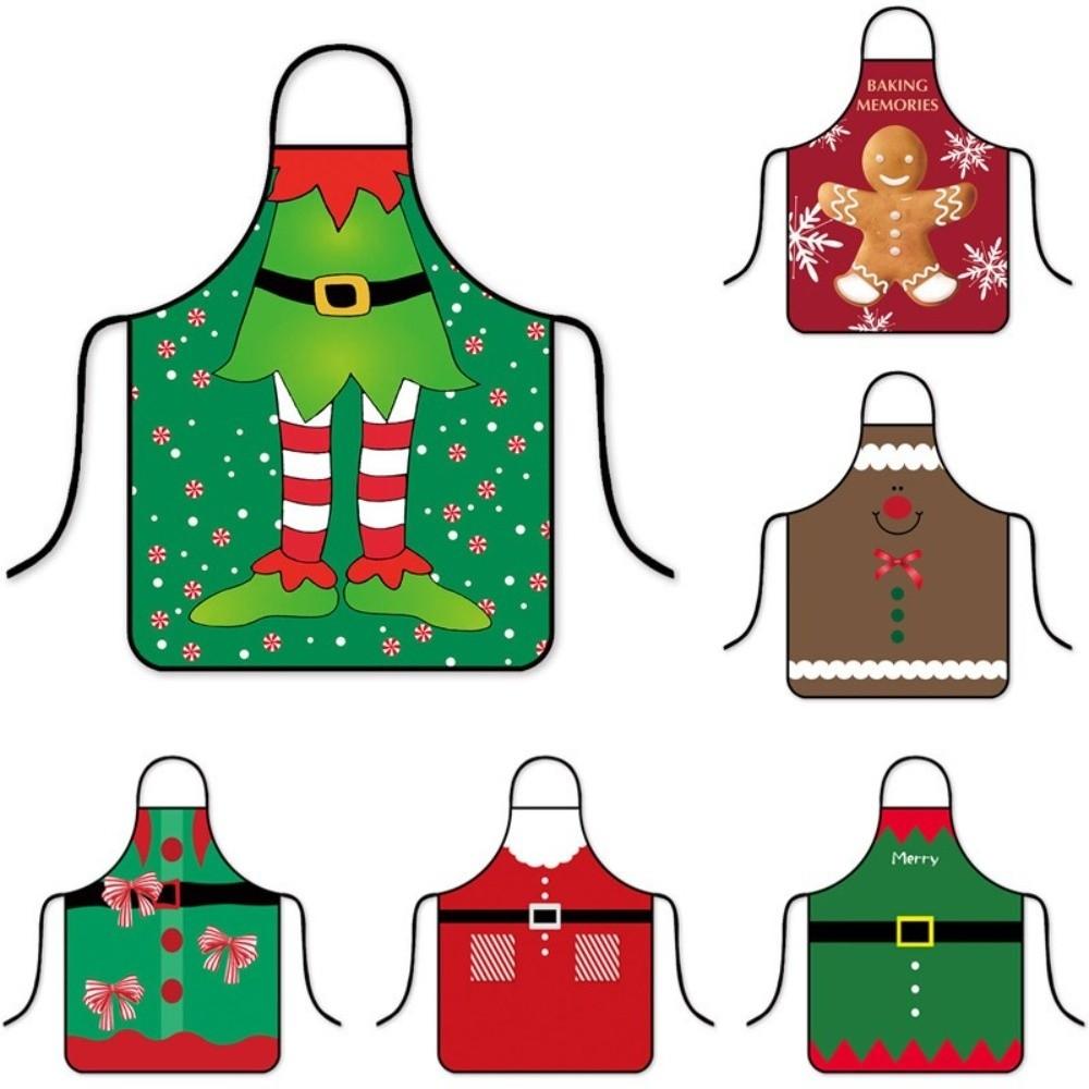 Adjustable Design Kitchen Apron Gingerbread Man Cooking Apron Christmas Apron  Kitchen Cooking