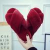 Mao Mao slippers women wear new trendy slippers winter home fashion cross cotton slippers women