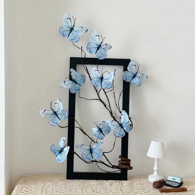 1 Set Simulation Schmetterling Blume DIY Künstliche Blumenschmuck Tischdekorationen Mehrere Optionen verfügbar