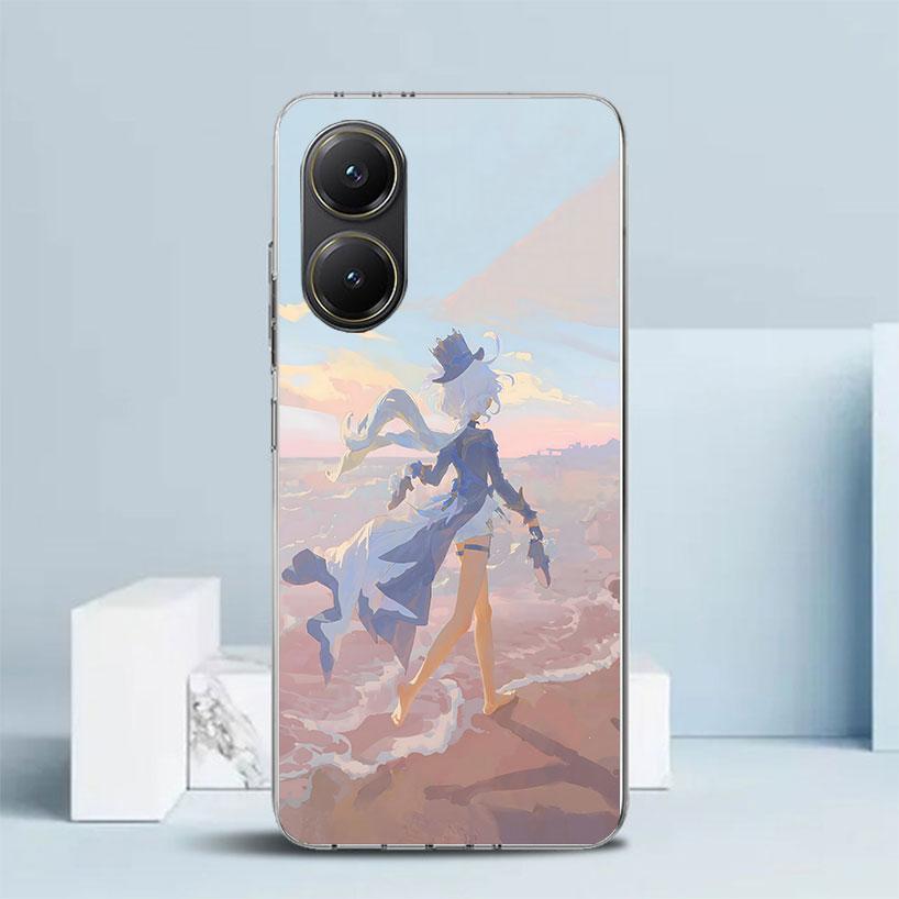 

Cute Furina Genshin Impact Soft Cover for Xiaomi Poco F7 Ultra X7 X6 X5 Pro M7 Phone Case Redmi 15 15C 13 13C 12 12C 10 10C Prin Redmi 9