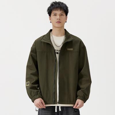 American Trendy Brand Army Green Casual Jacket Men'S Loose Large Size Versatile Flight Instructor Jacket Top Trendy