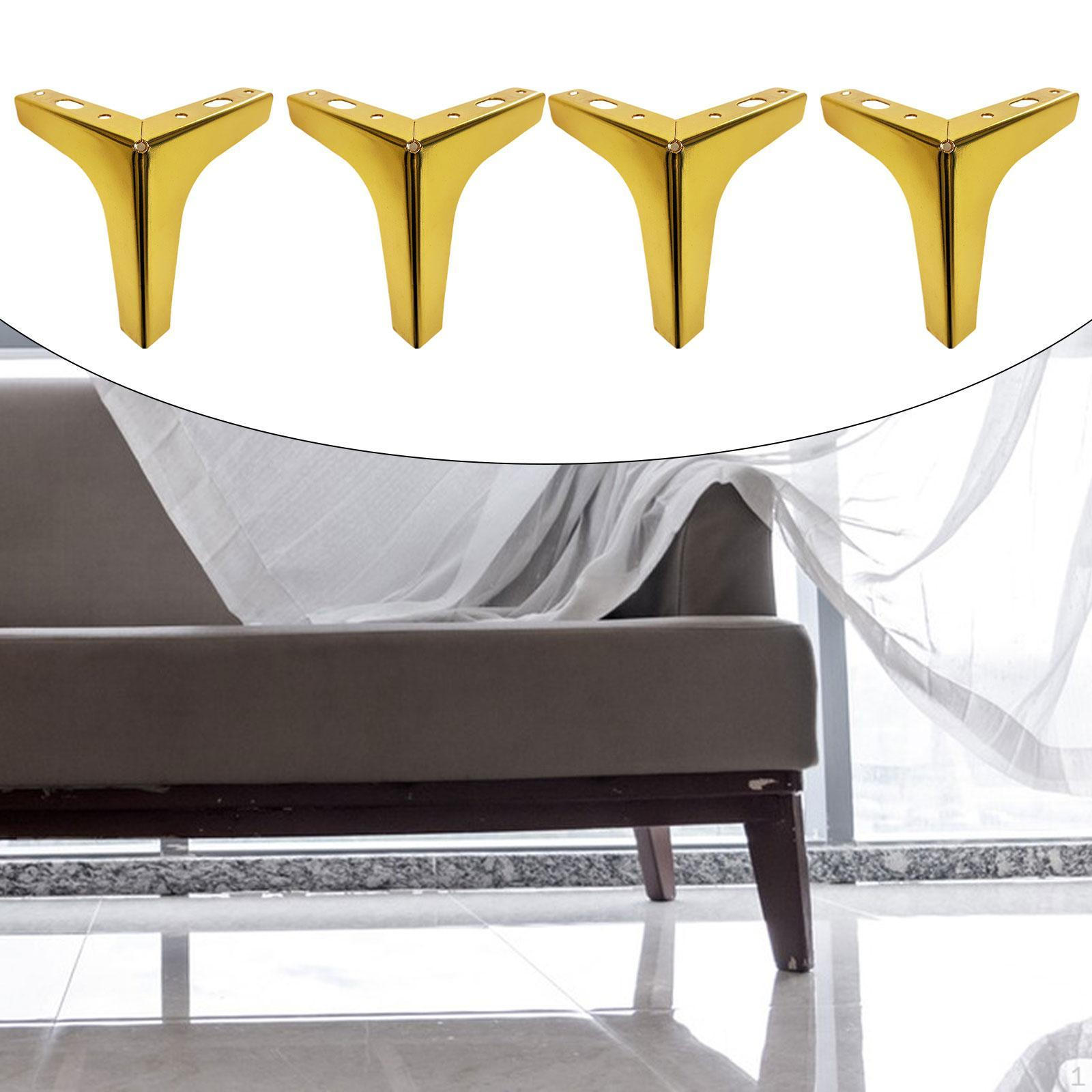 

4 шт. сменные ножки для мебели, диван, твердые ножки для дивана своими руками для тумбочек под телевизор золотой