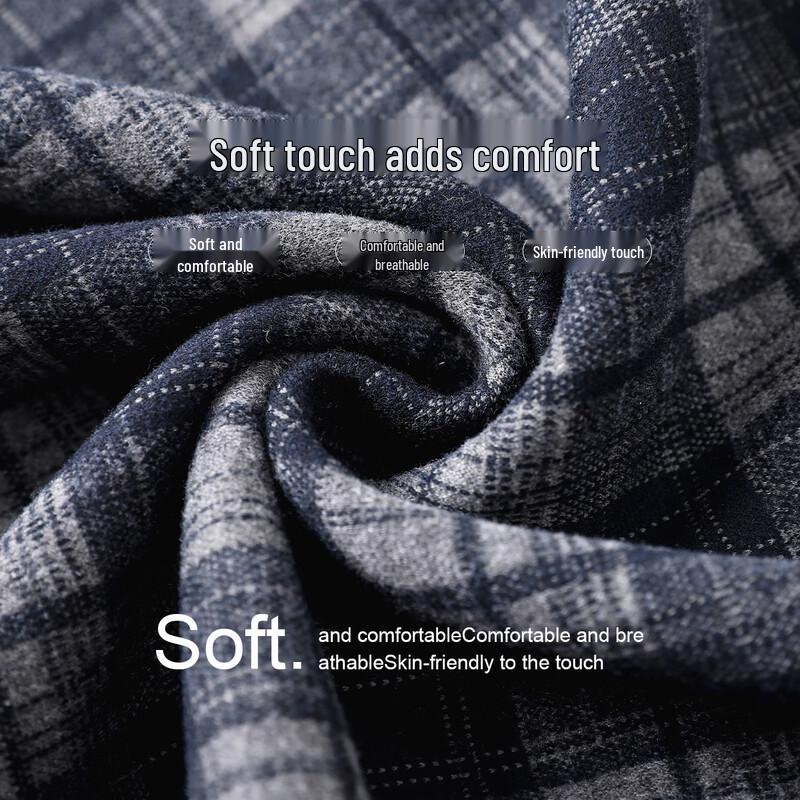 Women's Retro Plaid Wool A-Line Skirt