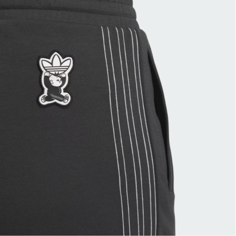 Adidas Originals Clover Toc Wide-Leg Knit Sport Pants Women Bottoms Carbon-Black IN1022