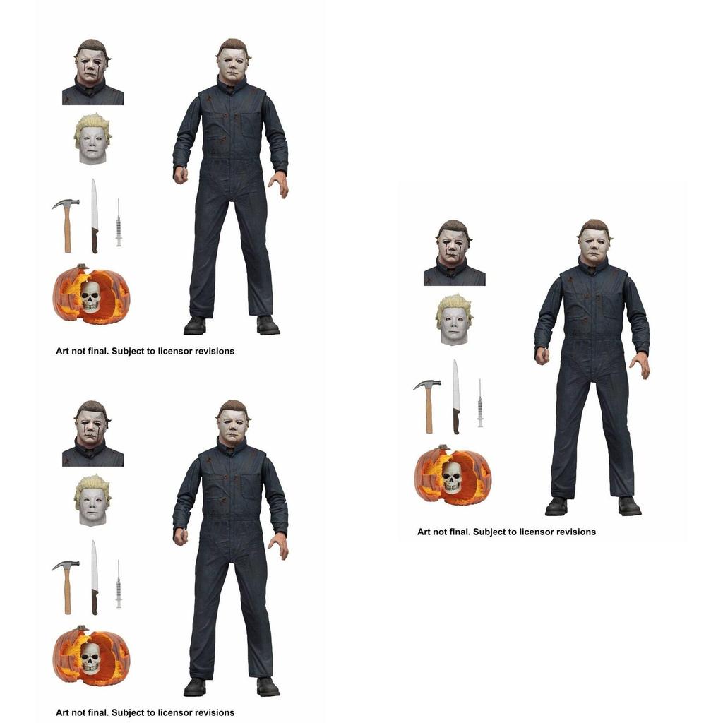 Neca Moonlight Panic Murderer Michael Dawn Action Figure Anime Character Pvc Material