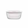 Hario Made In Japan Heat-resistant Glass Airtight Storage ContainerCorner 600ml BUONO Kitchen KSTM-60-TW Clear