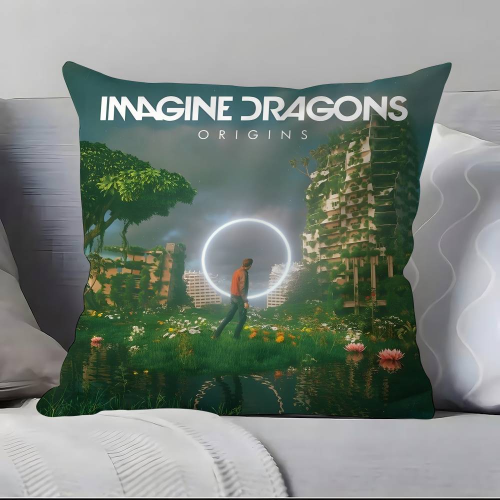 I-Imagine D-D-Dragons Band Pillow Case Pillowcase Soft Skin Friendly & Comfortable With A Hidden Zipper