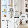 2pcs Adjustable Glass Shelf Holder Clamps Bathroom Support Brackets Shelves Holder For 3-20 Mm Thick Shelf Glass