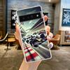 Phone Case Cover for Google Pixel 9 8 7 6 5 4 4XL 7A 6A 5A 4A 3A Pro XL 5G Transparent Soft TPU Nurburgring F1 Circuit Pattern