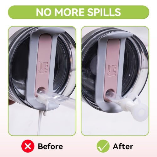 Hotanry Stanley Straw Covers and Spill Stoppers (Set of 6) for Stanley Quencher H2.0 40oz & 30oz Tumblers. Stanley Cup Accessories: Straw Cover Caps,