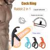 Cock Rings Silicone Ball Stretcher Delay Ejaculation TPE Penis Ring for Men Sex Toys Adjustable Semen Lock Ring SM Penis Sleeve