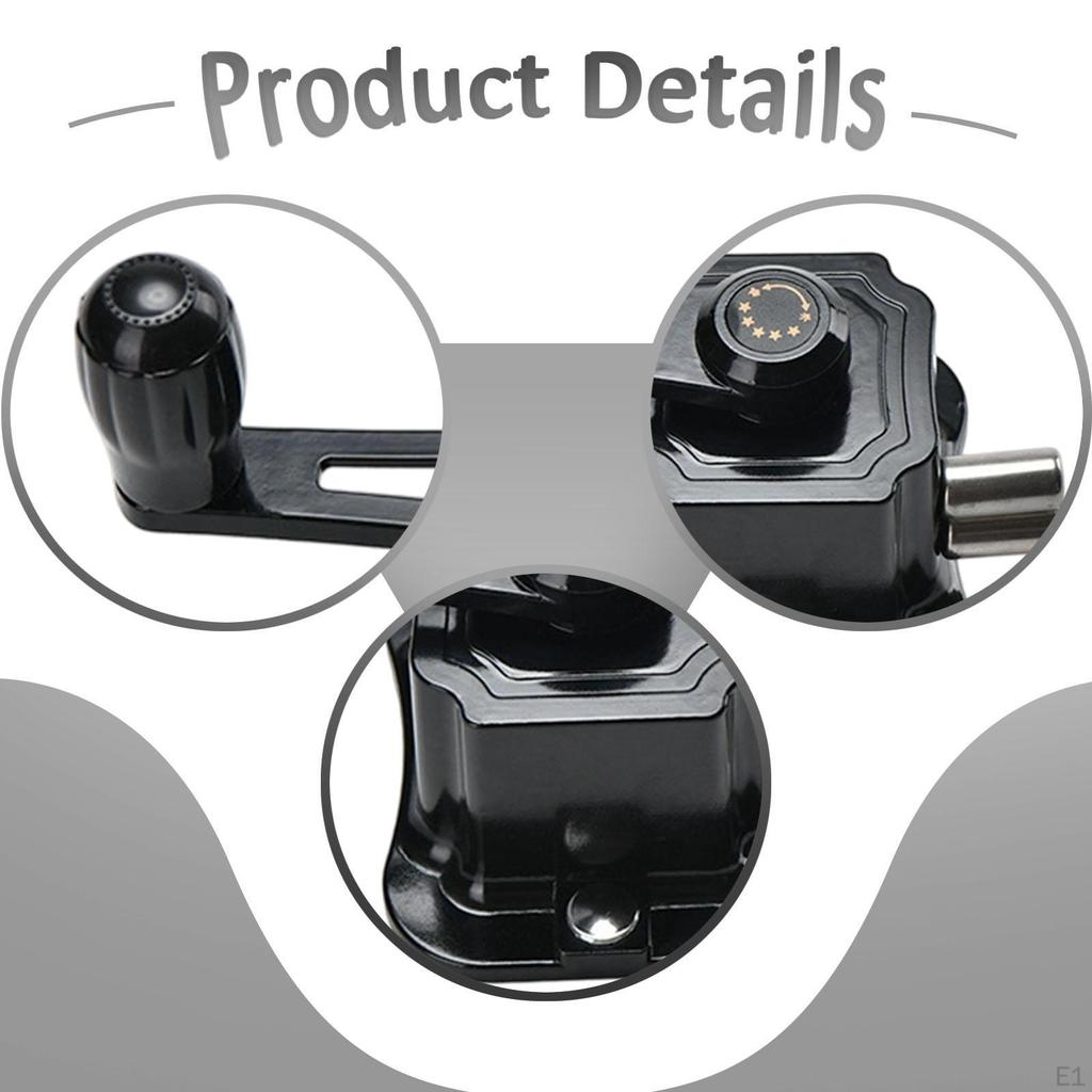 Hand Crank Clothing Hanger Accessory for Rack Easy to Install Garment Aluminum Alloy Repair