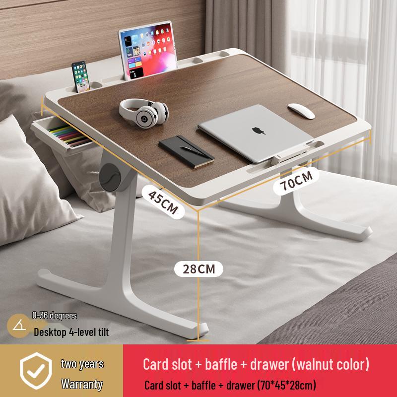 Baipu Foldable Bedside Table for Bedroom, Office, or Dorm 