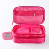 Multifunction Portable Train Double Layer Toiletry Cosmetic Bags Travel Makeup Case for Women