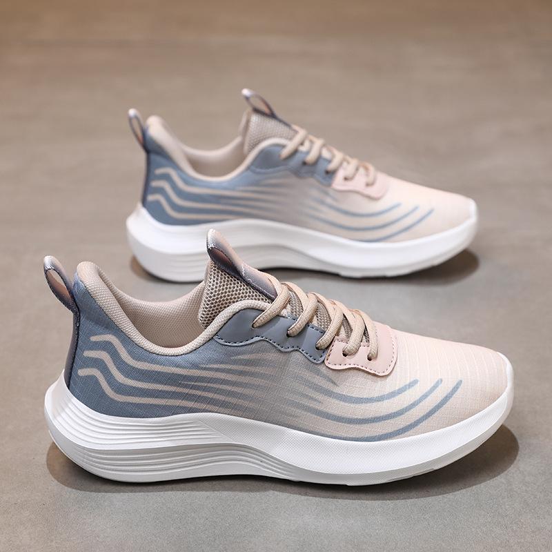 Girls' running shoes Girls' high school students' military training sneakers Women's junior high school students' lightweight shock-absorbing soft-so