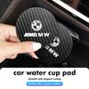 2Pcs Car Coasters Water Cup Holder Non-Slip Mat Accessories For BMW M F10 F20 F30 F40 F15 F25 F26 F31 F49 E62 E83 E84