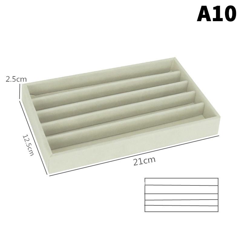 Velvet Jewelry Box Tray Storage Jewellery Holder For Ring Earrings Necklace Bracelet Display Box For Jewelry Classification Box