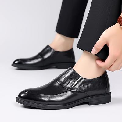 Sapatos formais masculinos de couro legítimo, mocassins masculinos de marca de luxo, mocassins respiráveis, calçados pretos para dirigir, tamanho grande