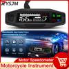 AD 12000 U/min Drehzahlmesser Motorrad Tachometer + Blinkeranzeige Motorrad Tacho Digitales Armaturenbrett Panel ODO TRIP