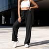 Women's Wide Leg Sweatpants Loose Straight Leg Casual Jogger Pants with Pockets