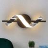 Indoor Wall Sconce - NETTLIFE - 30x12x12 Cm - Black - Metal - 3000K (White Hot)