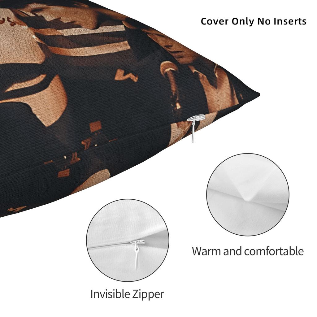 Heated Rivalry Ilya and Shane Pillow Cover Retro Trendy Pillow Case For Living Room Chair Comfy Pillowcases Birthday Gift