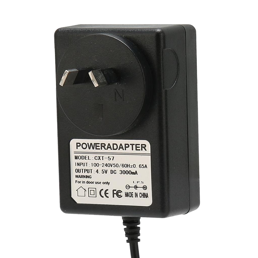 Foam Cutter Power Adapter 4.5V 3000mA 50 60Hz Input Strong Plasitc Metal Hot Wire Cutter Adaptor 100‑240V AU Plug 18W