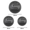 Adesivo 3D 80/90/100mm ABS Griglia Anteriore Auto Adesivo Baule Per Skoda Octavia 2 3 A5 A7 Fabia Rapid 3 Karoq VRS Accessori