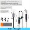 5V/9V/12V/15V/20V USB C To DC PD Adapter Cable Digital Display Boost Cable  Laptop Camera