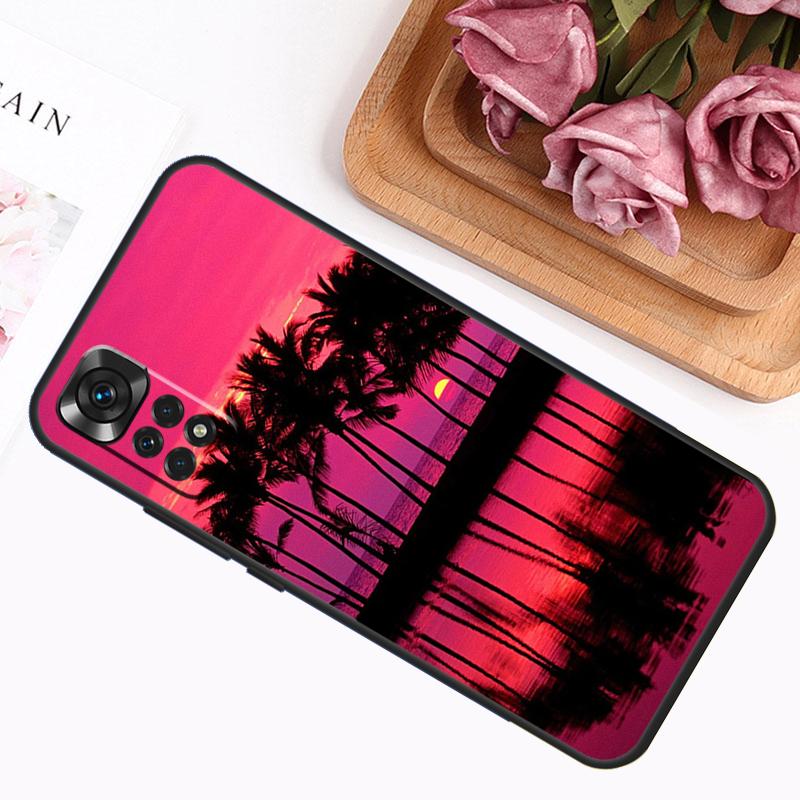 Summer Beach Sunset On Sea Case For Xiaomi Redmi 12C 10C 9A 9C 9T Redmi Note 12 Pro 8 9 10 11 Pro 11S 10S 12S Cover
