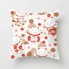 New Style of Lucky Cat Series Pillowcases, Home Office Sofa Pillow Cushion Covers, Seats