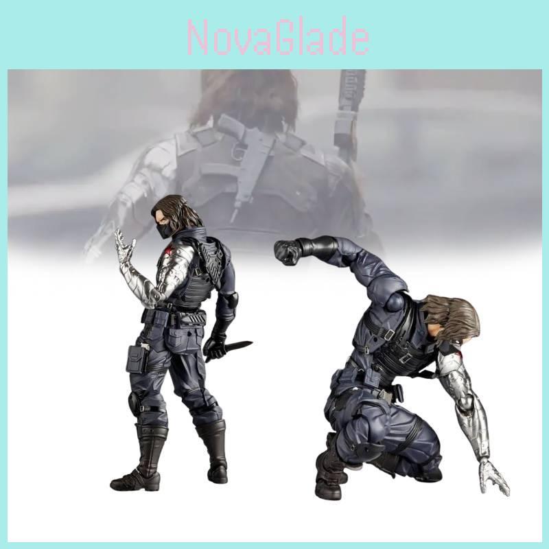 High Quality Pvc Marvel Winter Soldier Perfect Killer Action Figure With Poseable Design