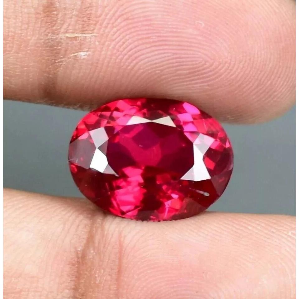 Certified Natural Red Ruby Blood Mozambique Oval Cut 12+ Ct Fabulous Gemstone