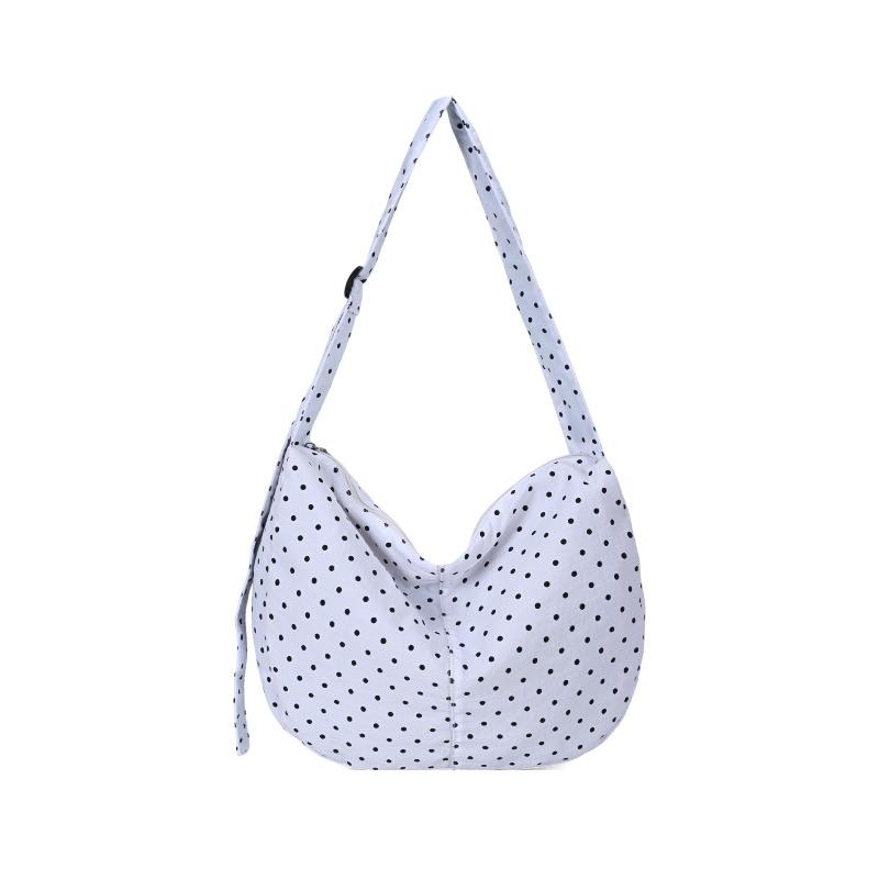 Dot Pattern Shoulder Bag, Casual Crossbody Bag, Daily Commuting Large Capacity Tote Bag, Women's Bag