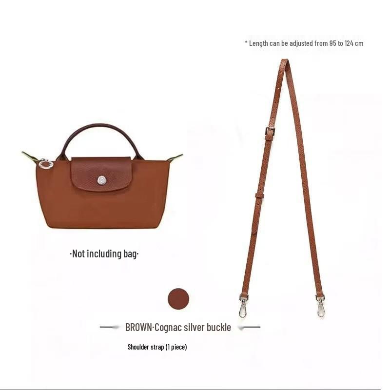 Axelrem med läderspänne för Dumplingväska - Hålfri, 0,9 cm*1,2 cm