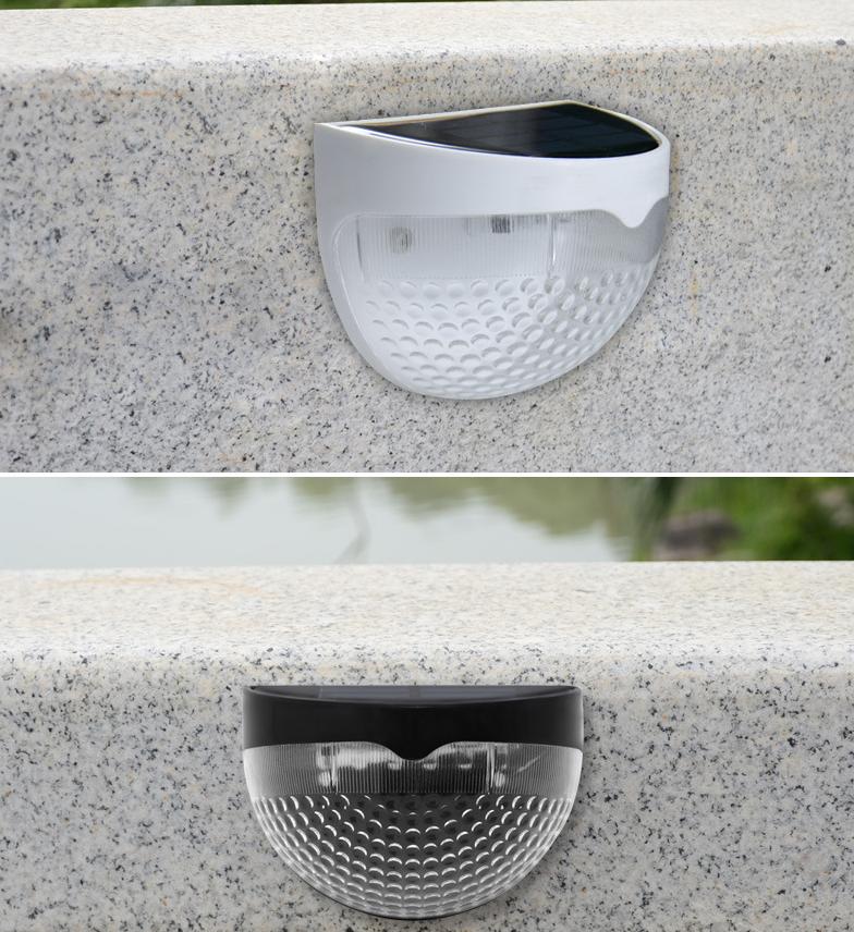 Solar Powered Motion Detection LED Wall Light HF-052 White