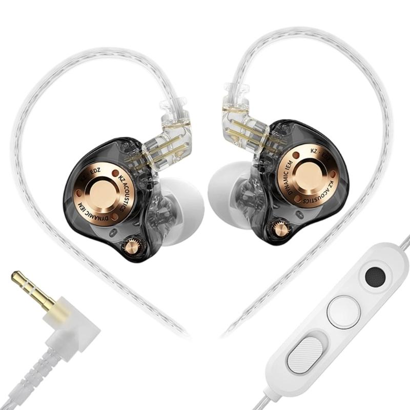 Wide Band Dynamic Driver In Ear Cord Headphones With Replaceable Cable For Audiophiles