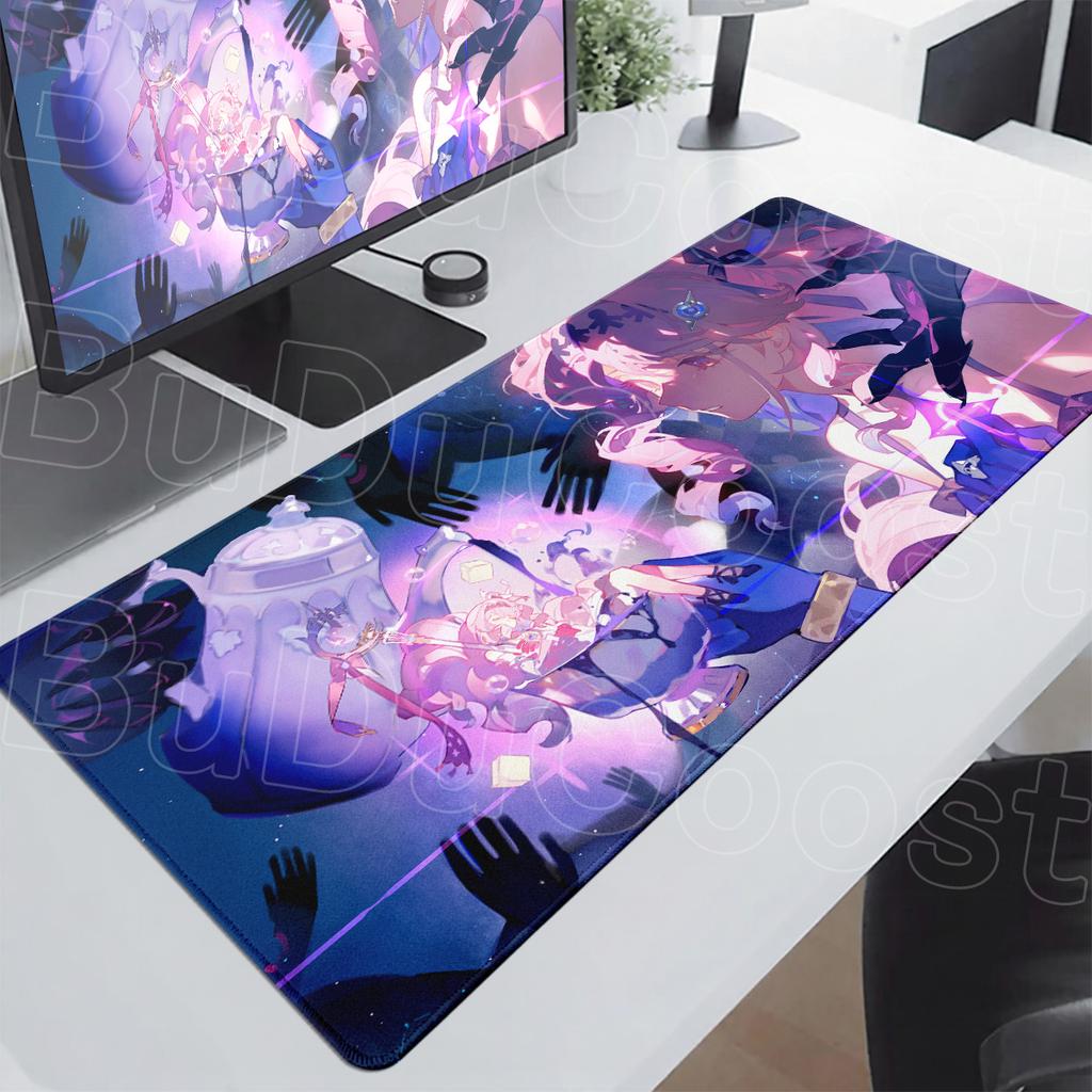 HD Printing Anime Mousepad Wuthering Waves Denia Non-slip Rubber Laptop Gaming Mice Mat 900x400mm Extend Gamer Keyboard Desk Pad