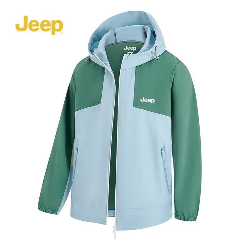 JEEP Men s P85DMWJ256 UV Protection Lightweight Quick-Dry Outdoor Jacket M