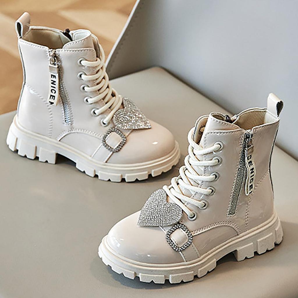 Kinderstiefel, Einzelstiefel, Britisch, Kurze Stiefel mit Seitenreißverschluss