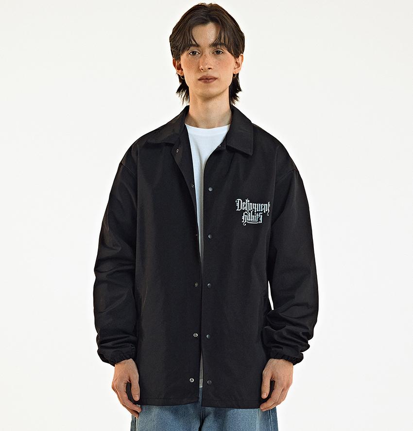 Rebrenner Deliquant Signature Coach Jacket Black