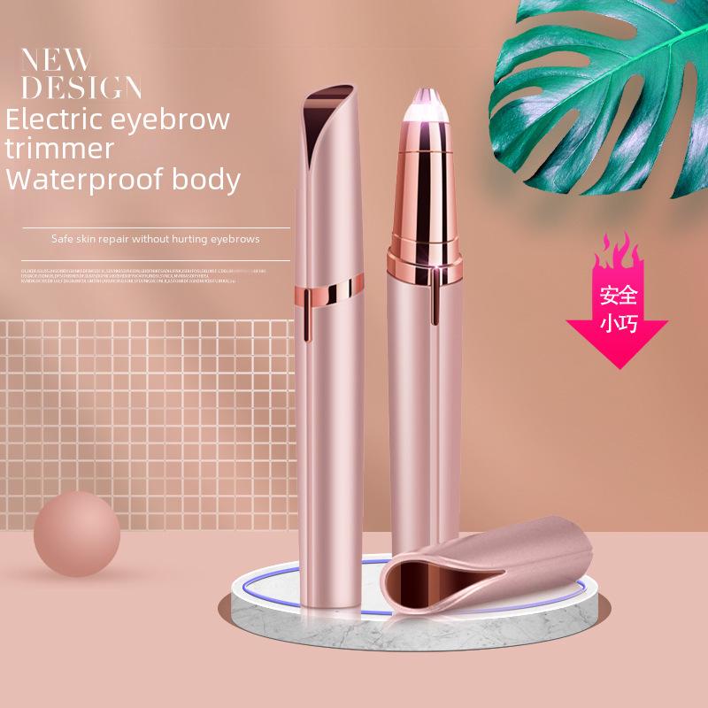 Women's Electric Eyebrow Trimmer - Mini Automatic Shaver & Hair Remover