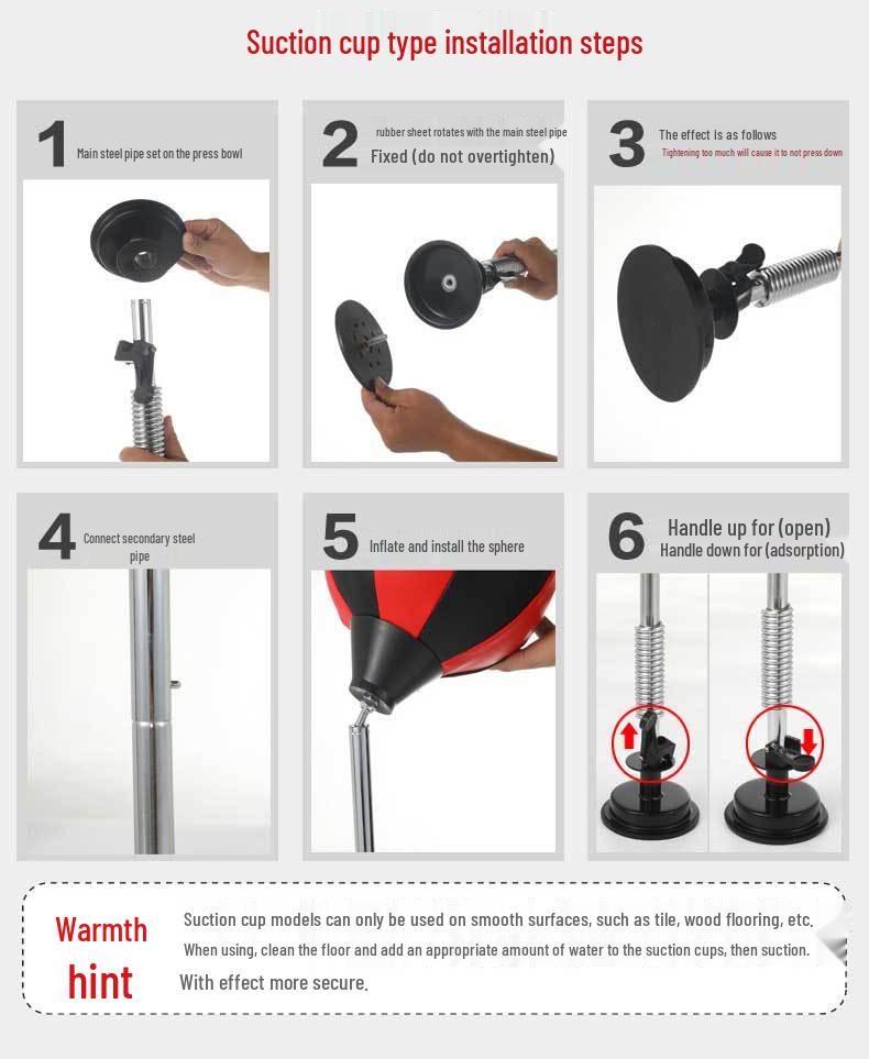 Vertical Speed Punching Ball for Kids & Adults - Boxing, Taekwondo & Sanda Reaction Training