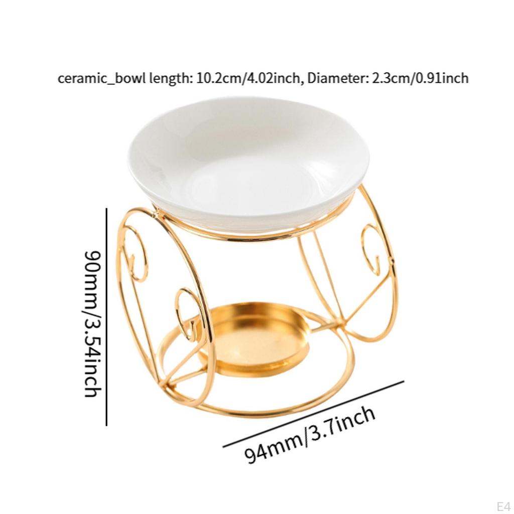 Ceramic Essential Oil Burner Furnace Desk Melt Warmer Tealight Holder for Indoor Room Wedding Gift