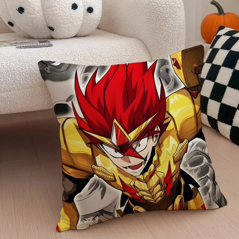 Anime Action HHardcore Leveling WWarrior Cushion Cover Throw Pillow Cover Hidden Button Durable Polyester Chair Cushion