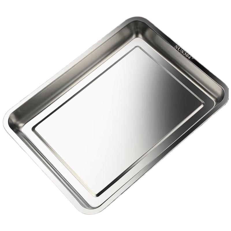 304 Stainless Steel Rectangular Steaming Tray