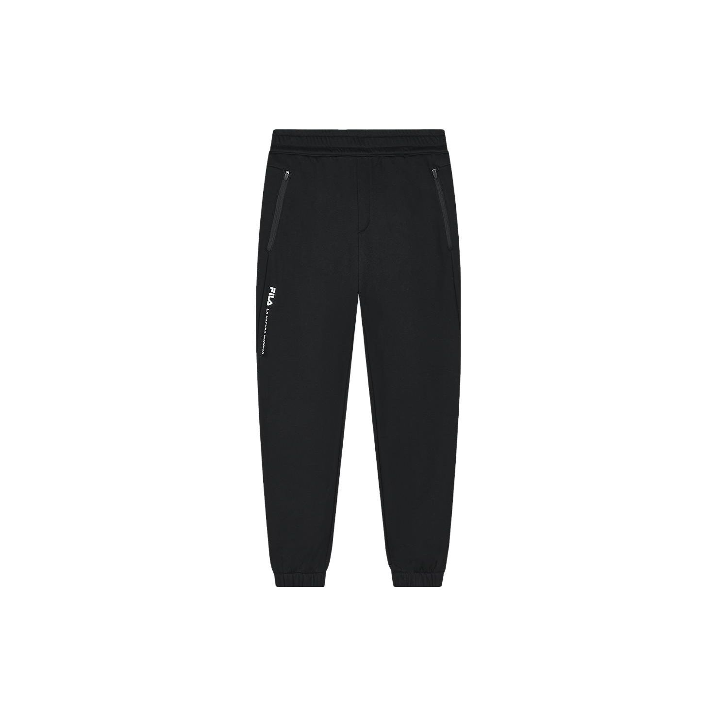 

FILA Solid Color Casual Tapered Knit Sports Pants Men bottoms Black F11M349604F-BK XXL