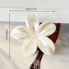 2Pcs 8CM Flower Hair Claw for Women Large Hair Crab Clamps Ponytail Shark Clip Headdress Hair Accessories