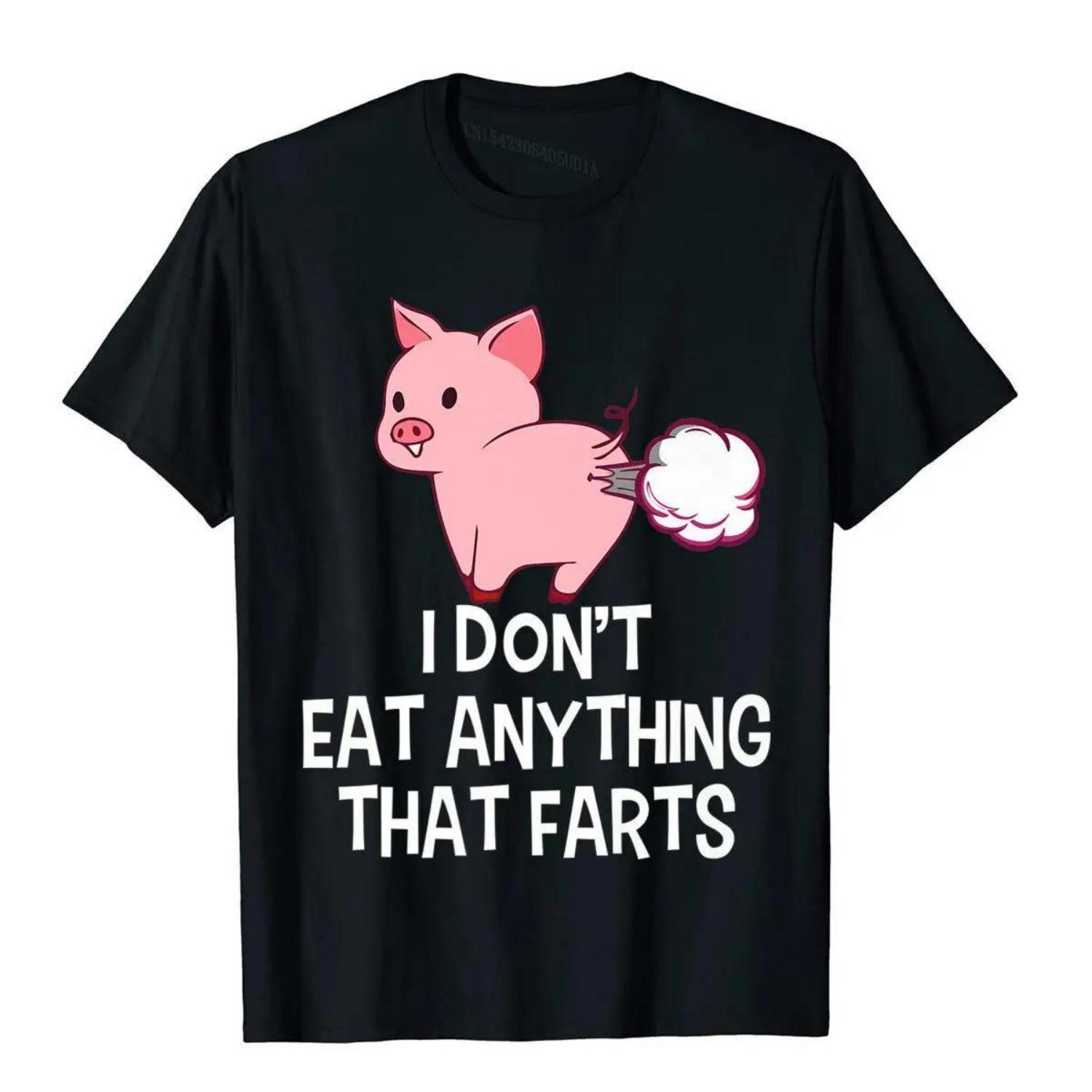

Vegan I Don t Eat Anything That Farts Funny Pro Vegan Premium T-Shirt Group Cotton Men Tops Tees Summer Funny T Shirt XXXXXL